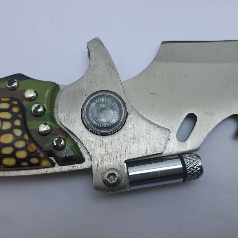Pre-Owned USA Saber Survival Knife with Canvas Sheath