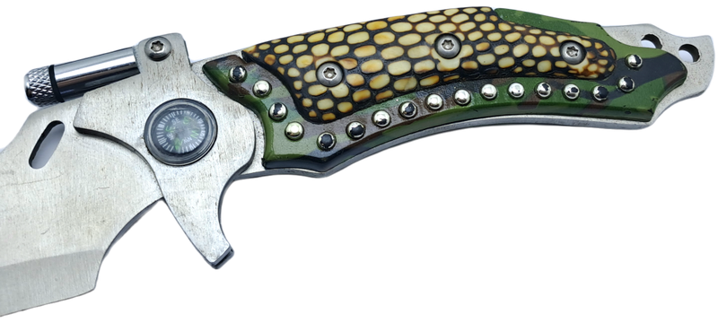 Pre-Owned USA Saber Survival Knife with Canvas Sheath