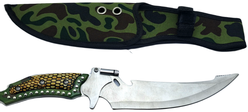 Pre-Owned USA Saber Survival Knife with Canvas Sheath
