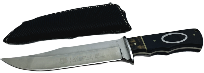 Pre-Owned USA Saber A15 Survival Knife with Sheath -Columbia Jinlang Co.