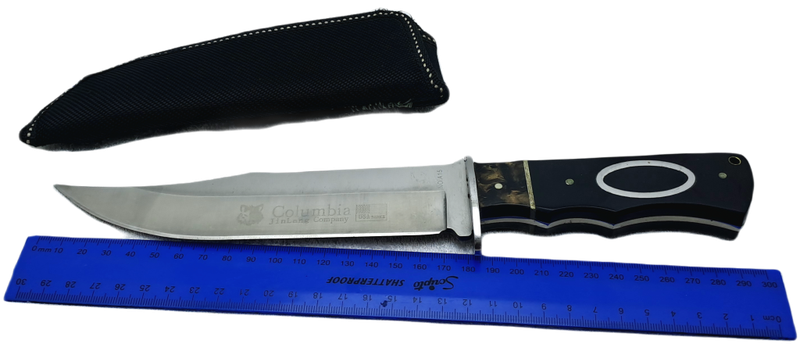 Pre-Owned USA Saber A15 Survival Knife with Sheath -Columbia Jinlang Co.