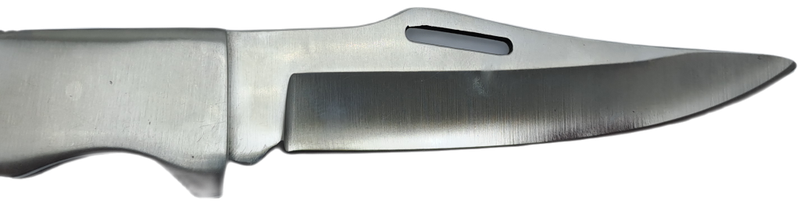 Pre-Owned Columbia Fujunjie USA Folding Knife with Canvas Sheath