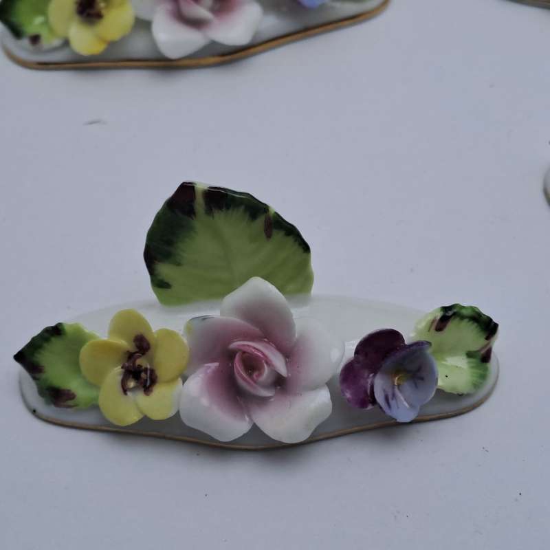 Vintage RoyaL Avon Bone China Hostess Name/Place Card Holders -In Original box