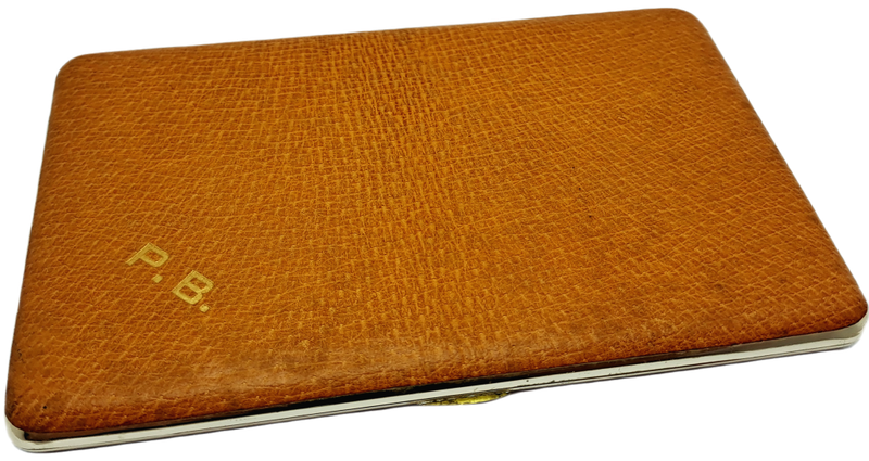 Vintage BBB Cigarette Case made in England - initials P.B on it