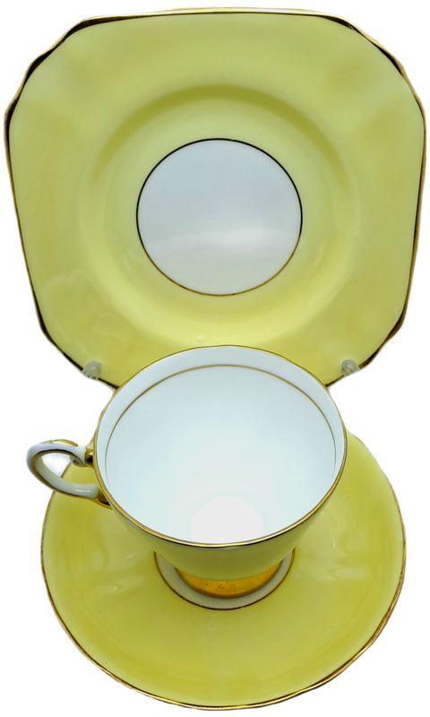 Vintage Royal TUSCAN Yellow Trio Fine English Bone China Pattern C8985 (2 Available)
