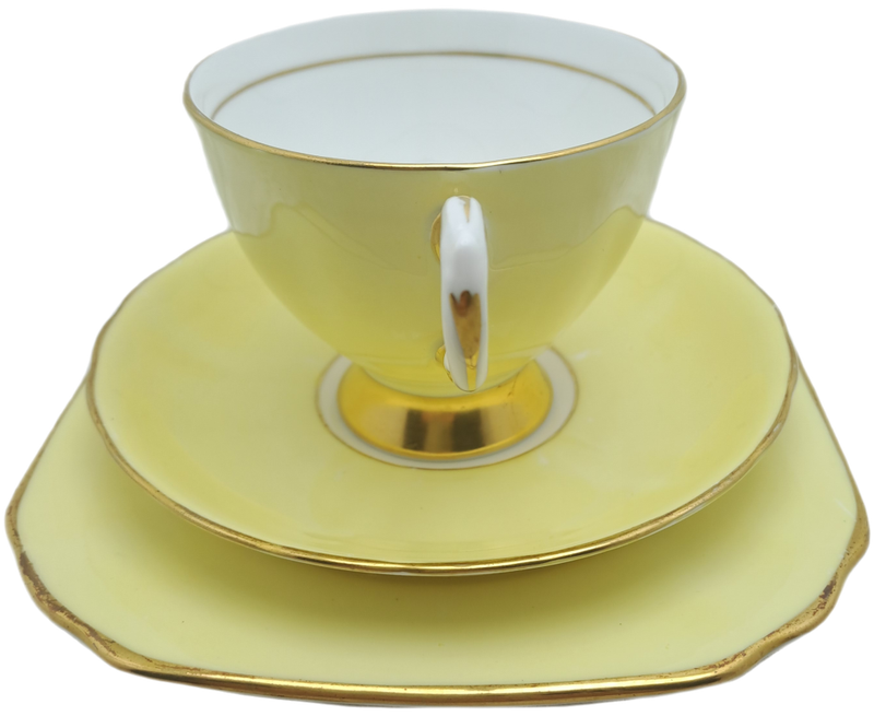 Vintage Royal TUSCAN Yellow Trio Fine English Bone China Pattern C8985 (2 Available)
