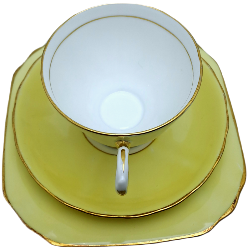 Vintage Royal TUSCAN Yellow Trio Fine English Bone China Pattern C8985 (2 Available)