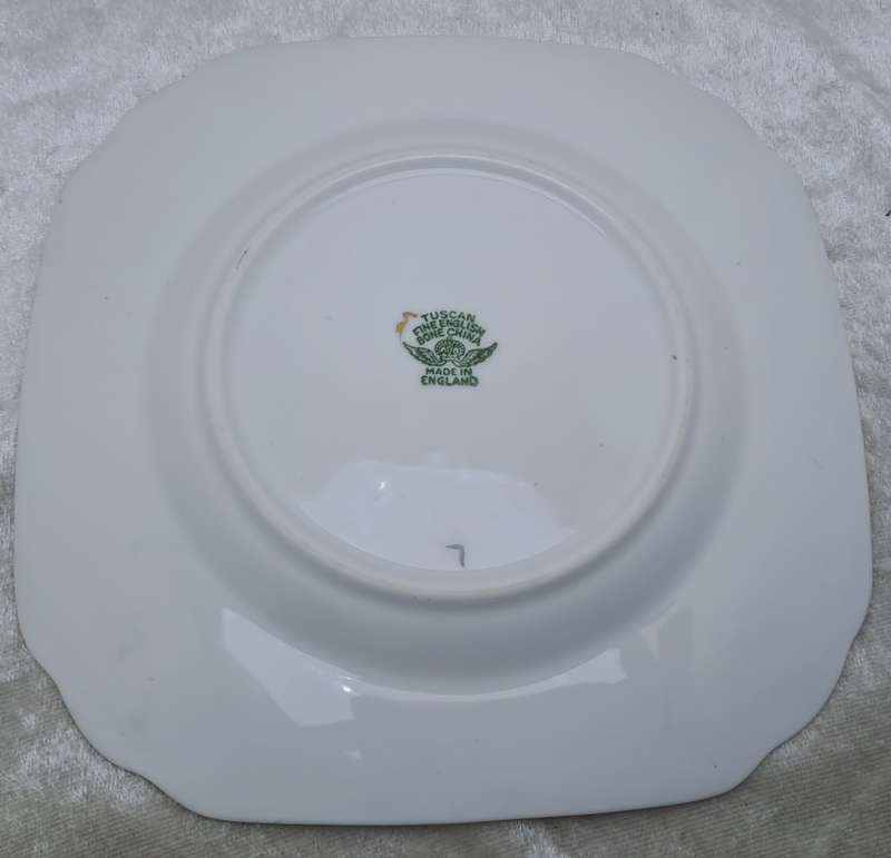 Vintage Royal TUSCAN Mint Green Trio Fine English Bone China Pattern C8984 (2 available)