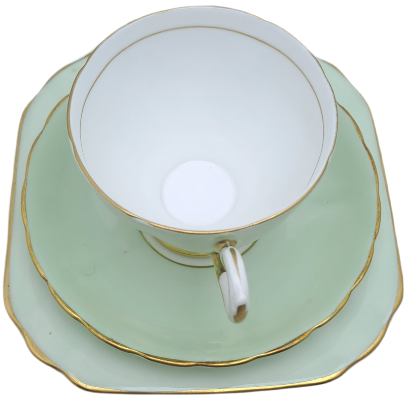 Vintage Royal TUSCAN Mint Green Trio Fine English Bone China Pattern C8984 (2 available)