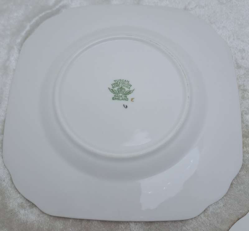 Vintage Royal TUSCAN Pastel Pink Trio Fine English Bone China Pattern C9013