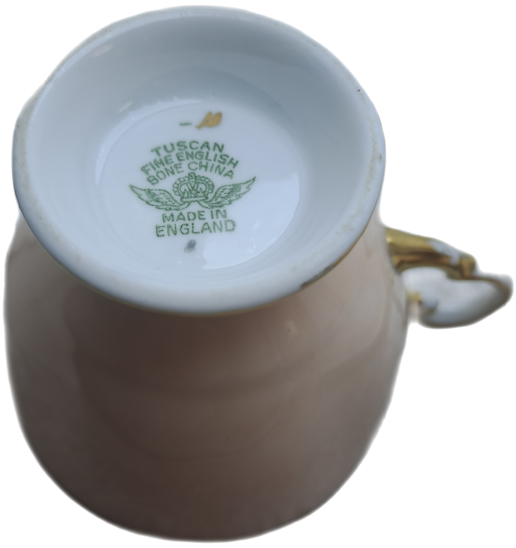 Vintage Royal TUSCAN Peach Trio Fine English Bone China Pattern C9157 (2 Available)