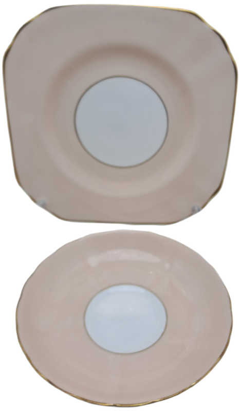 Vintage Royal TUSCAN Peach Trio Fine English Bone China Pattern C9157 (2 Available)