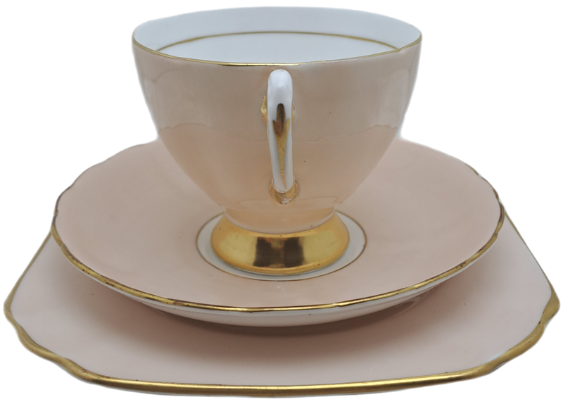 Vintage Royal TUSCAN Peach Trio Fine English Bone China Pattern C9157 (2 Available)