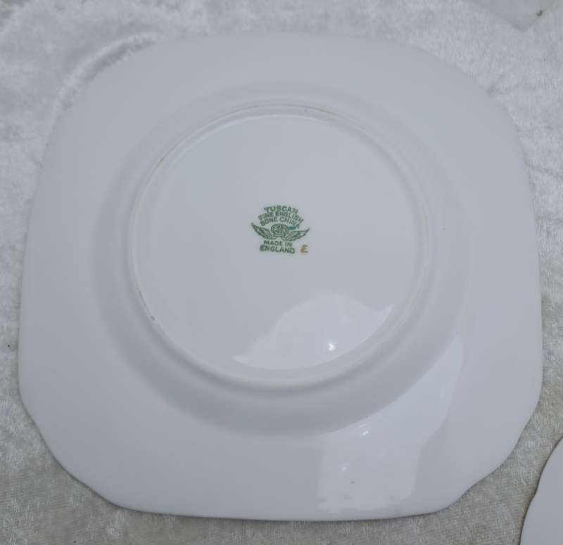 Vintage Royal TUSCAN Blue Color Trio Fine English Bone China Pattern C9151 (2 Available)