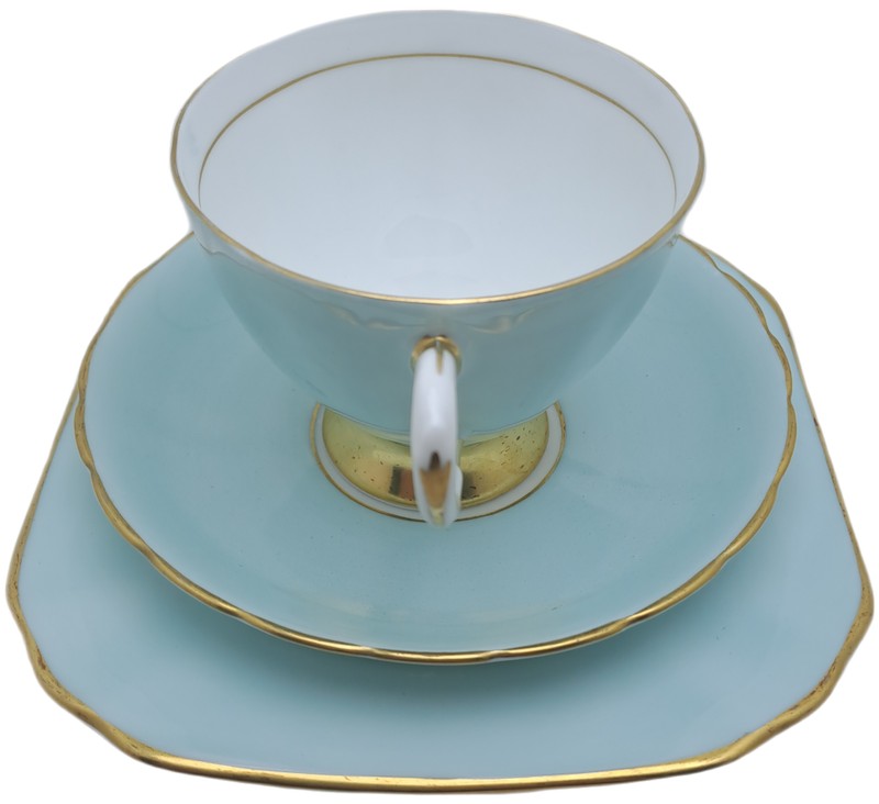 Vintage Royal TUSCAN Blue Color Trio Fine English Bone China Pattern C9151 (2 Available)