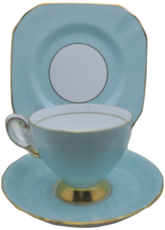 Vintage Royal TUSCAN Blue Color Trio Fine English Bone China Pattern C9151 (2 Available)