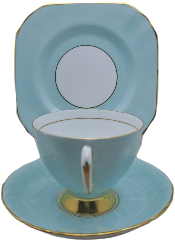 Vintage Royal TUSCAN Blue Color Trio Fine English Bone China Pattern C9151 (2 Available)