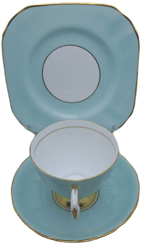 Vintage Royal TUSCAN Blue Color Trio Fine English Bone China Pattern C9151 (2 Available)