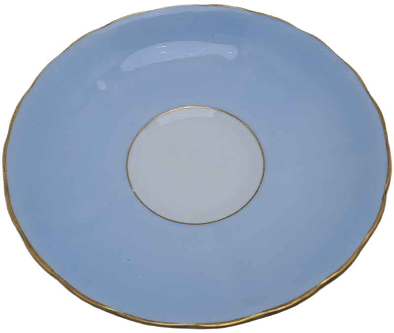Vintage Royal TUSCAN Pale Blue Duo Fine English Bone China Pattern C9012