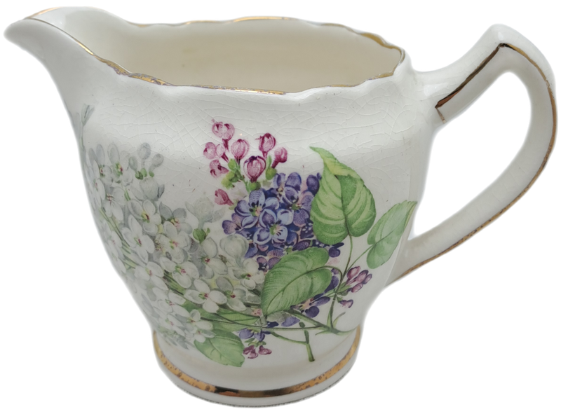 Vintage 1950`s OLD FOLEY CHINARITA 5512 Creamer-James Kent Ltd