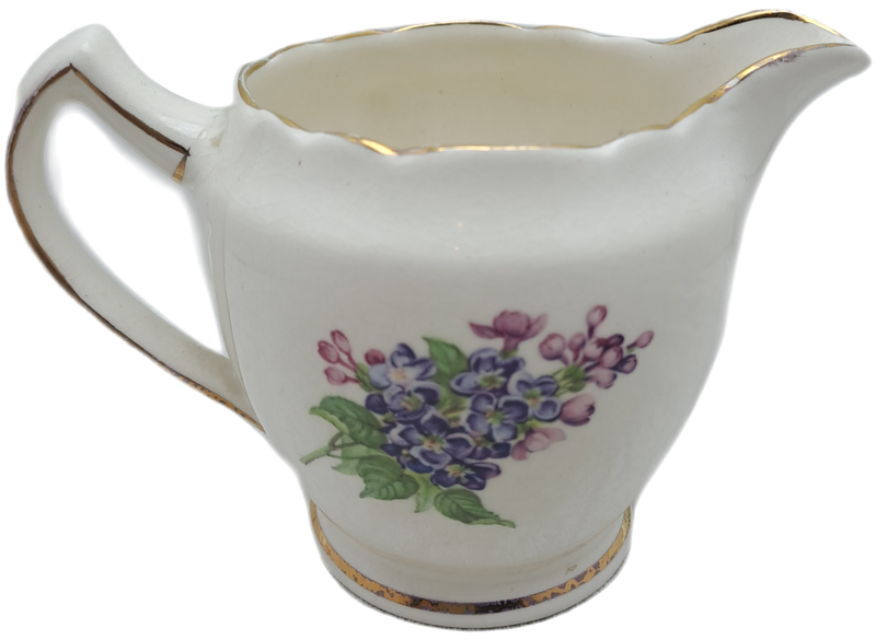 Vintage 1950`s OLD FOLEY CHINARITA 5512 Creamer-James Kent Ltd