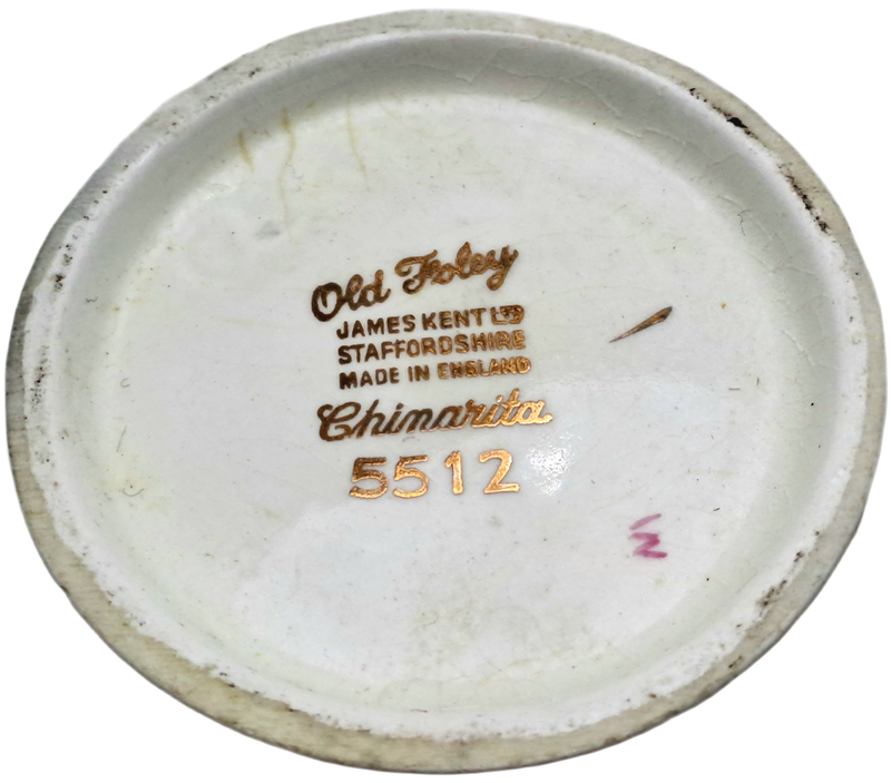 Vintage 1950`s OLD FOLEY CHINARITA 5512 Creamer-James Kent Ltd