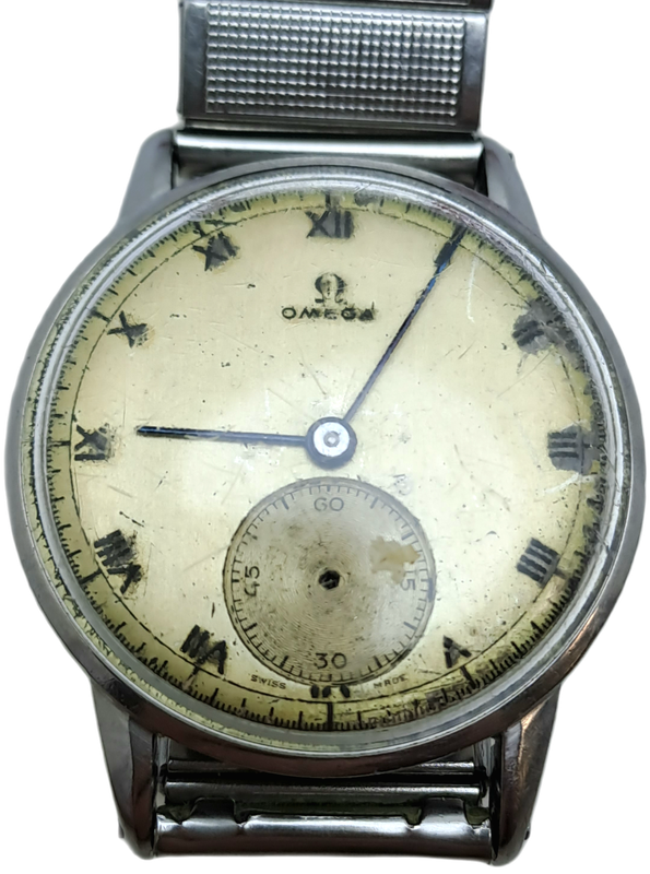 Vintage 1930`s Omega Windup watch -WORKING but needs Restoration 15 Jewels