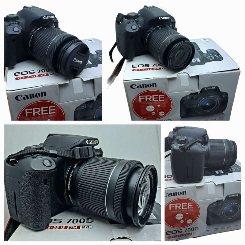 Pre-Owned Canon EOS 700D COMPLETE Camera Kit in original Packaging With 2 Lenses
