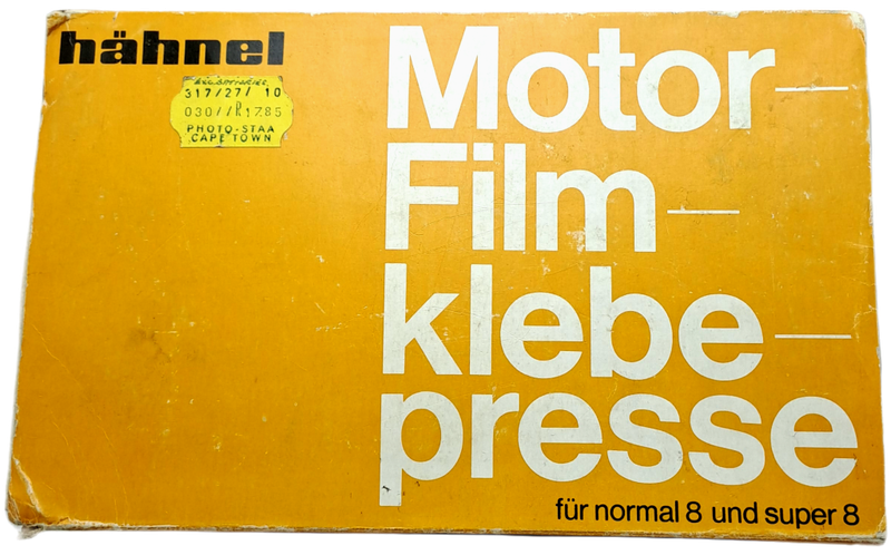 A Vintage Hahnel Collmatic German Made Motor Super 8 Film Splicer-Boxed