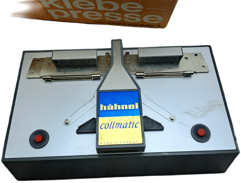 A Vintage Hahnel Collmatic German Made Motor Super 8 Film Splicer-Boxed