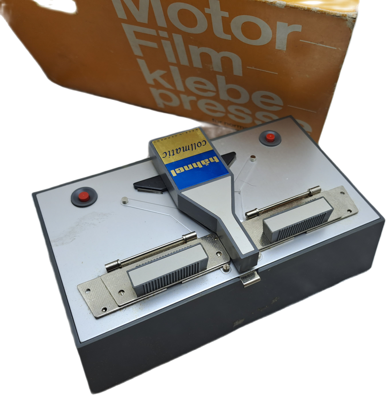 A Vintage Hahnel Collmatic German Made Motor Super 8 Film Splicer-Boxed