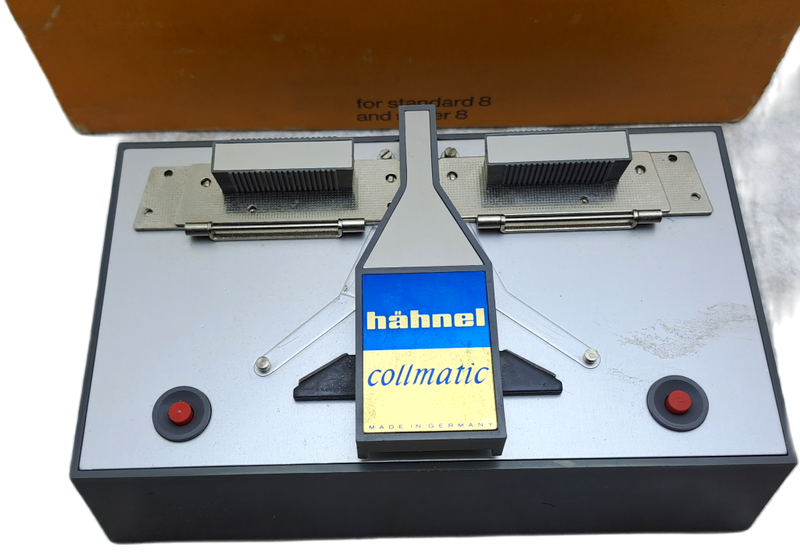 A Vintage Hahnel Collmatic German Made Motor Super 8 Film Splicer-Boxed