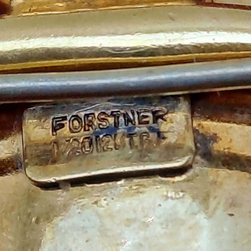 Vintage Forstner Signed 1/20 12kt Gold Filled Pin Brooch