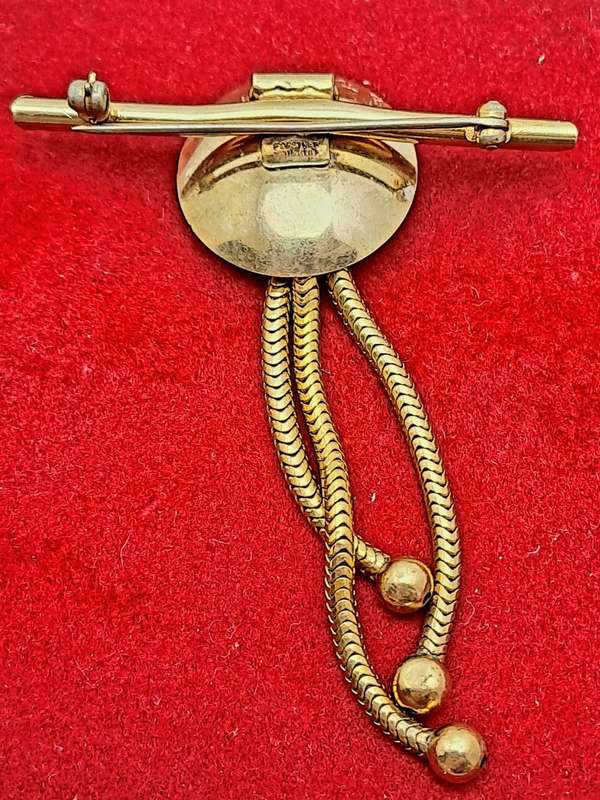 Vintage Forstner Signed 1/20 12kt Gold Filled Pin Brooch