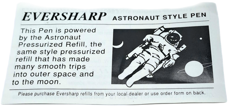 Vintage Mini Eversharp Astronaut Ball pen -Boxed -Ink is good