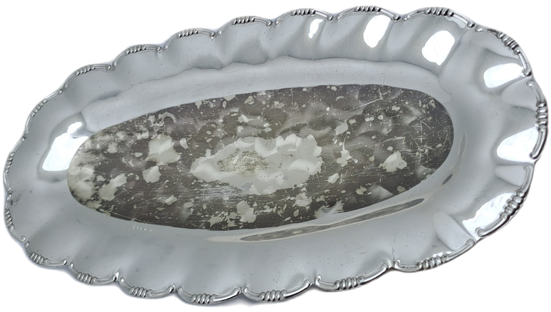 Vintage Silver plated  Tray 3cm high x 29,5cm x 15cm