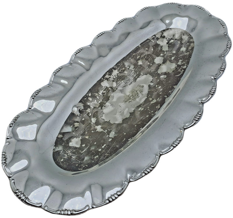 Vintage Silver plated  Tray 3cm high x 29,5cm x 15cm