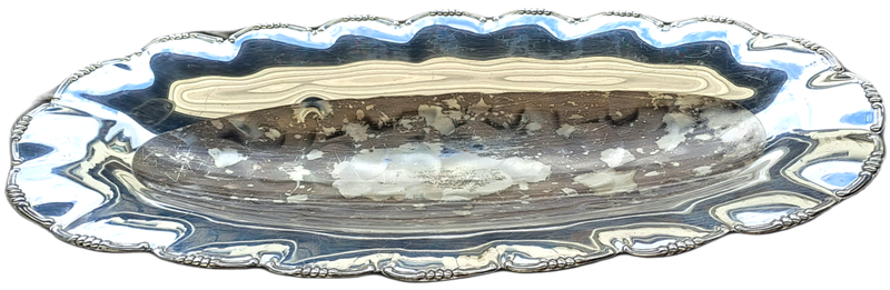 Vintage Silver plated  Tray 3cm high x 29,5cm x 15cm