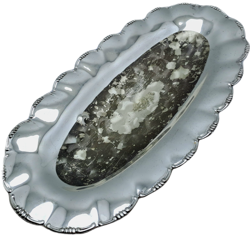 Vintage Silver plated  Tray 3cm high x 29,5cm x 15cm