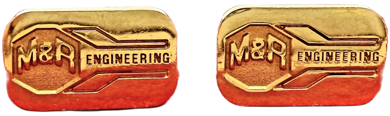 A Pair of Vintage M&R ENGINEERING Cufflinks - No Box