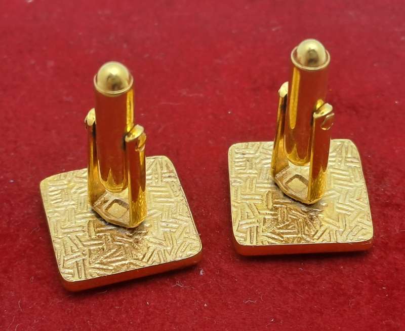 A Pair of Vintage Andrews Radio Alarms - Cufflinks - No Box