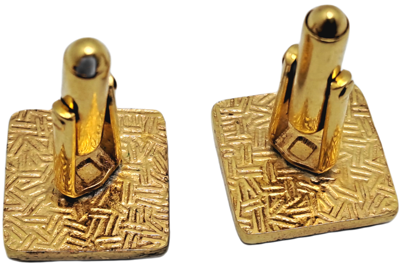 A Pair of Vintage Andrews Radio Alarms - Cufflinks - No Box