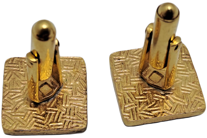 A Pair of Vintage Andrews Radio Alarms - Cufflinks - No Box