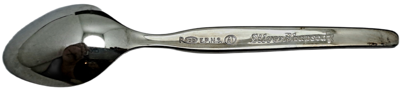6 Vintage 1950`s RODD E.P.N.S A1 Silver Rhapsody Plated Tea spoons -Boxed-Unused