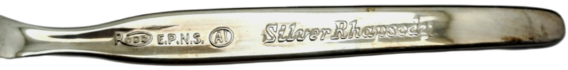 6 Vintage 1950`s RODD E.P.N.S A1 Silver Rhapsody Plated Tea spoons -Boxed-Unused