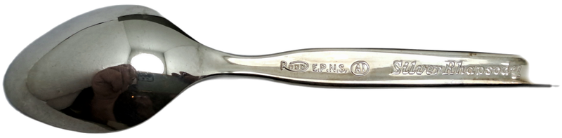6 Vintage 1950`s RODD E.P.N.S A1 Silver Rhapsody Plated Tea spoons -Boxed-Unused