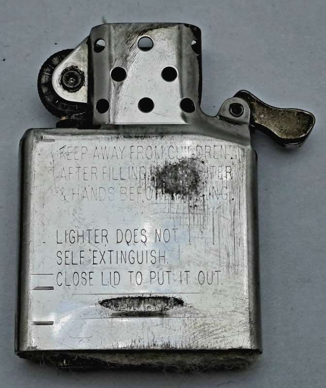 Vintage Pre-Owned Zippo Lighter 05 Bradford .P.A Made in U.S.A- Good Spark -need service