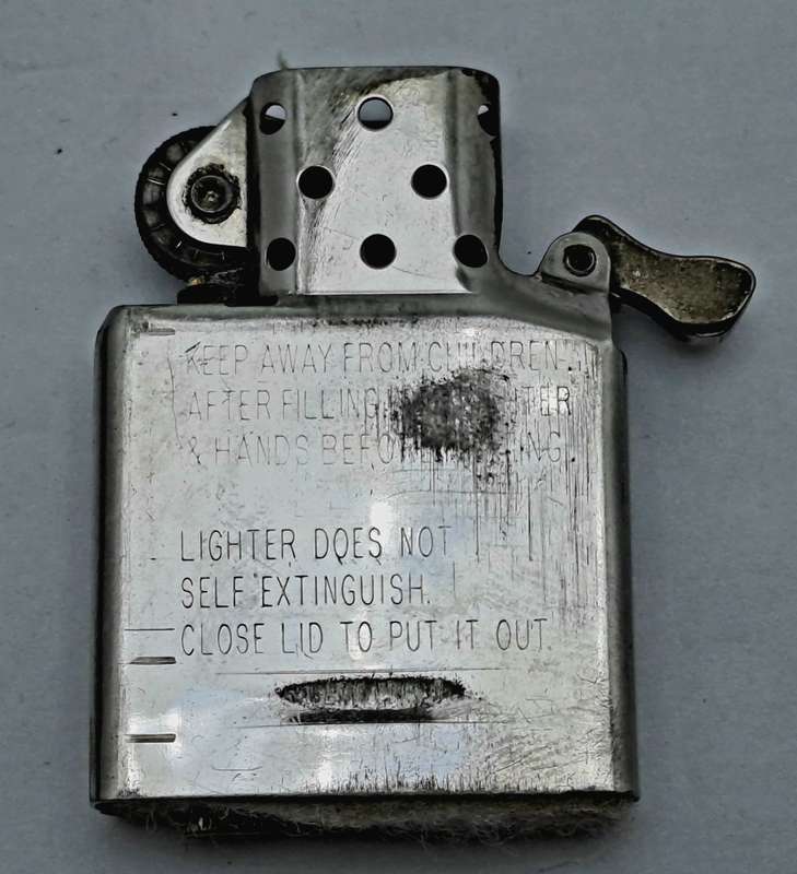 Vintage Pre-Owned Zippo Lighter 05 Bradford .P.A Made in U.S.A- Good Spark -need service