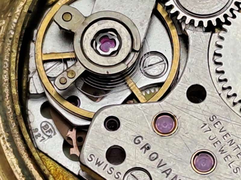 Two Vintage SWISS  Grovana Ladies Gold Plated Mechanical Watches each with 17 Jewels -NOT WORKING