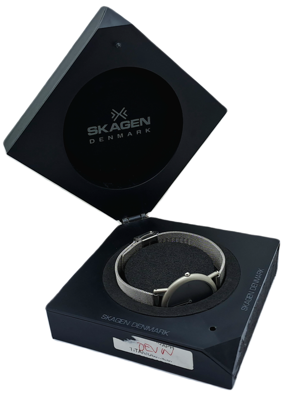 Pre-owned Ladies Skagen 4LSS Quartz watch - Made in Denmark-boxed-Working